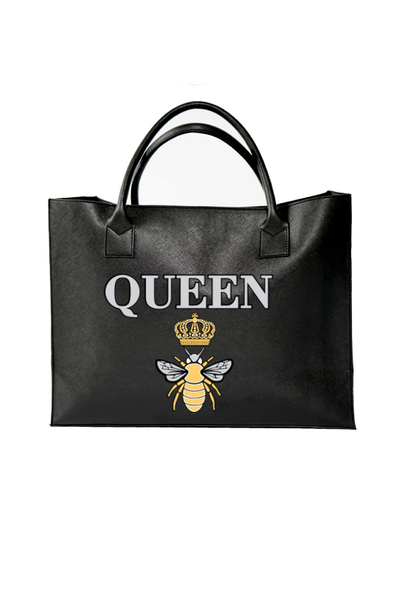 MODERN VEGAN TOTE - Queen B