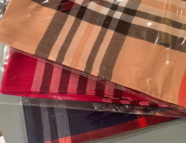 Burberry inspired scarf