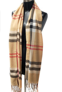 Burberry inspired scarf